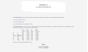 Englische Grammatik lernen